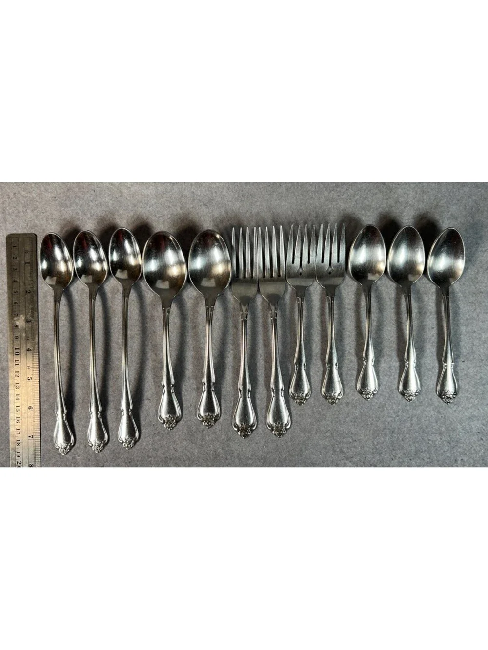 Oneida True Rose Mixed Spoons & Forks